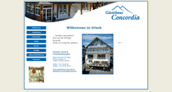 Desktop Screenshot of gaestehaus-concordia.de